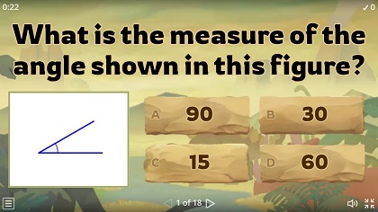 estimating the measure of the angles game